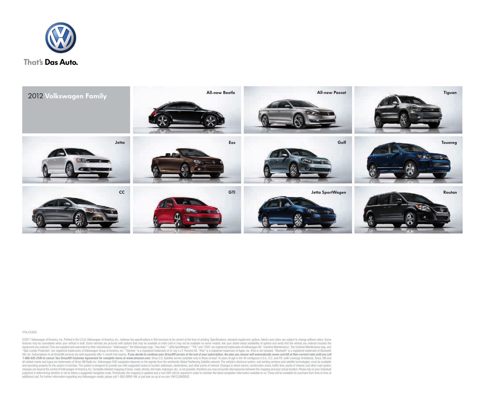 2012 VW Jetta Sport Wagen Brochure Page 5